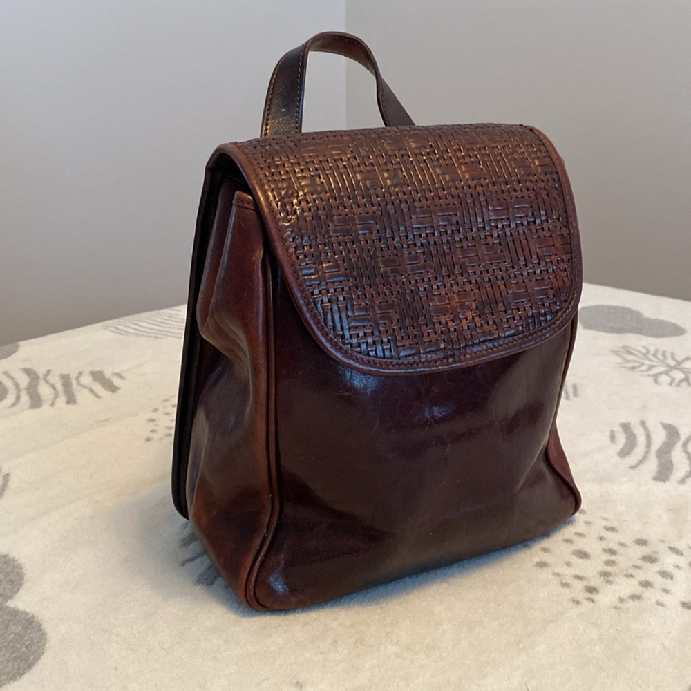 Brahmin Leather Backpack